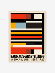 Bauhaus Poster, Retro Abstract Artwork