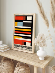 Bauhaus Poster, Retro Abstract Artwork