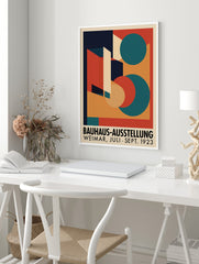 Bauhaus Ausstellung 1923 Poster, Abstract Print