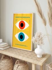 Bauhaus Eyes Poster, Eyes Print