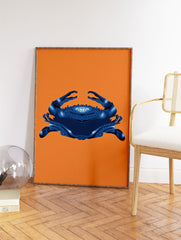 Crab Poster, Animal Print