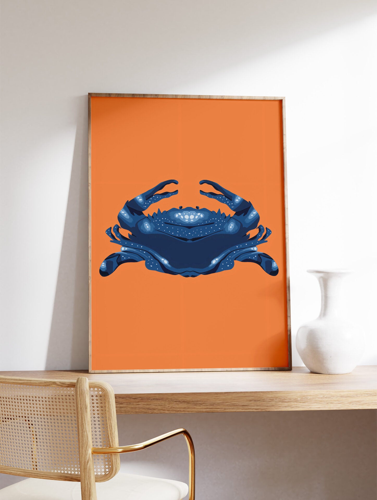 Crab Poster, Animal Print