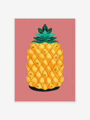 Pineapple Poster, Fruit Print