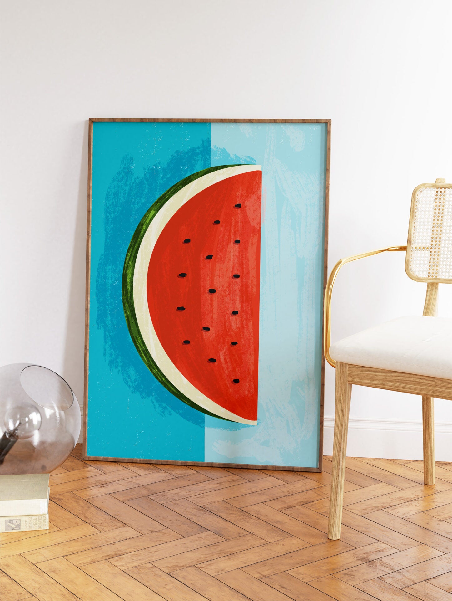 Watermelon Poster, Fruit Print