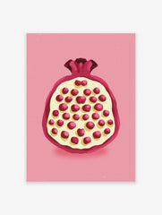 Pomegranate Poster, Kitchen Print