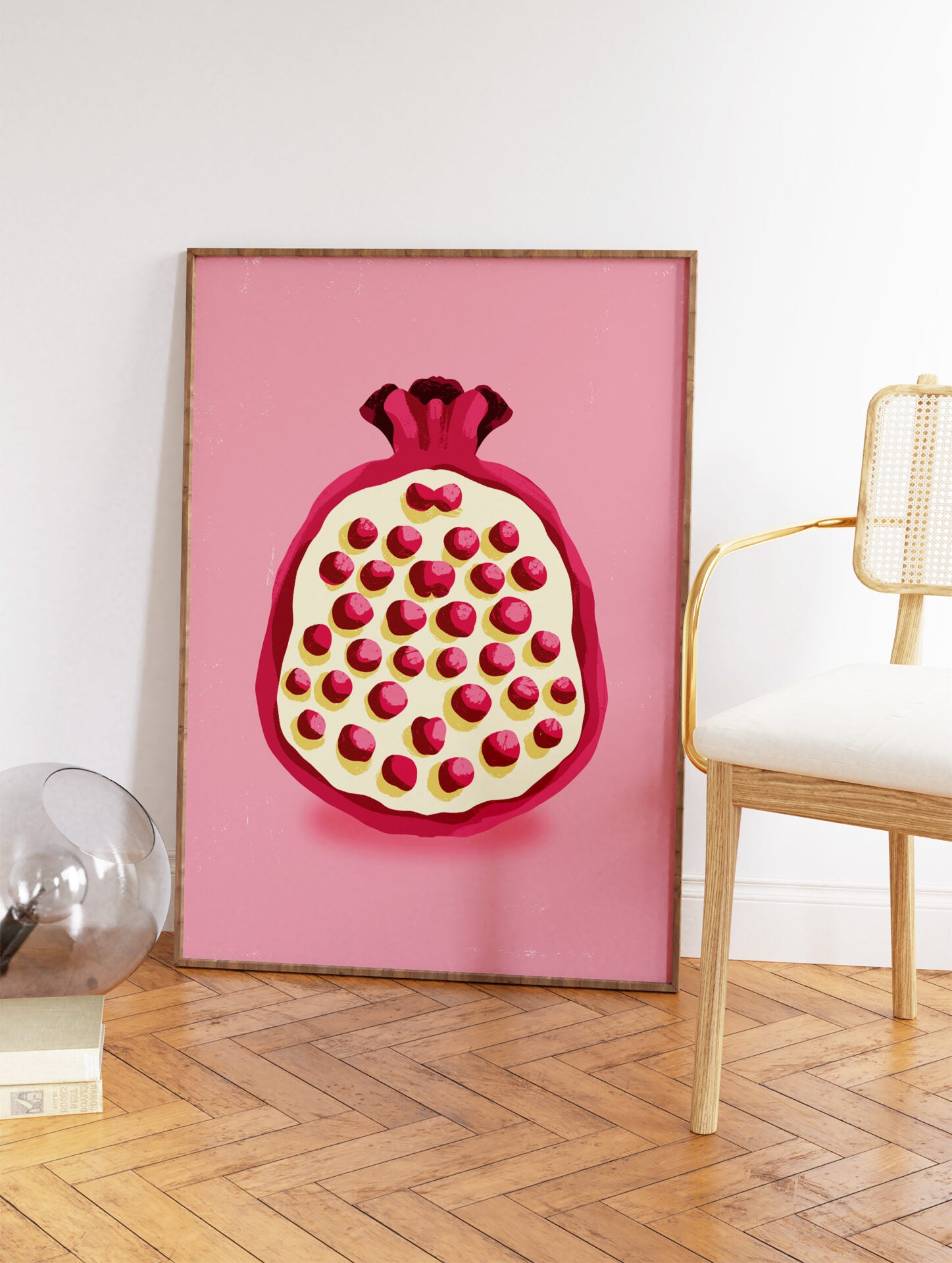 Pomegranate Poster, Kitchen Print