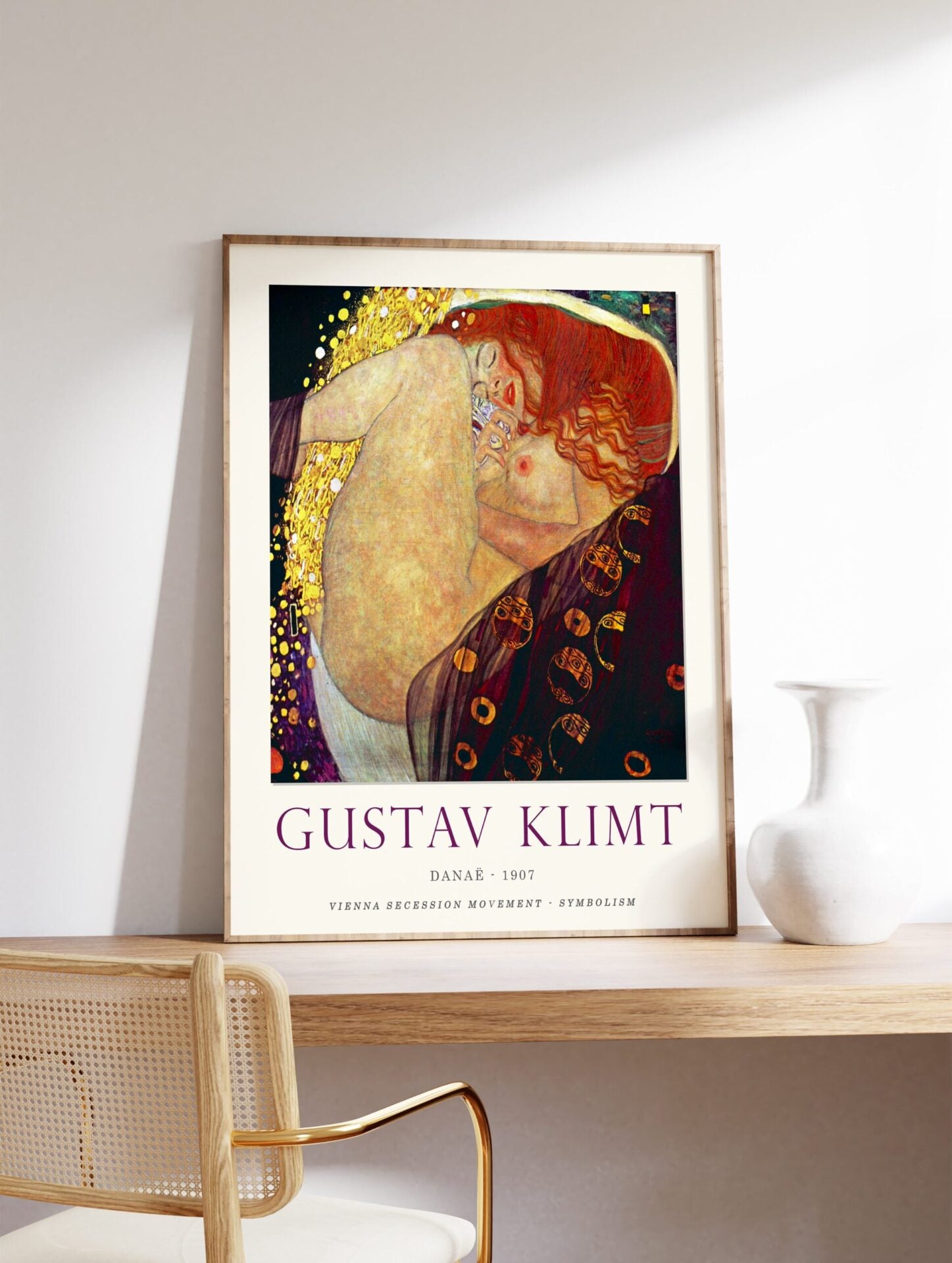 Danae by Gustav Klimt Poster, Gustav Klimt Print