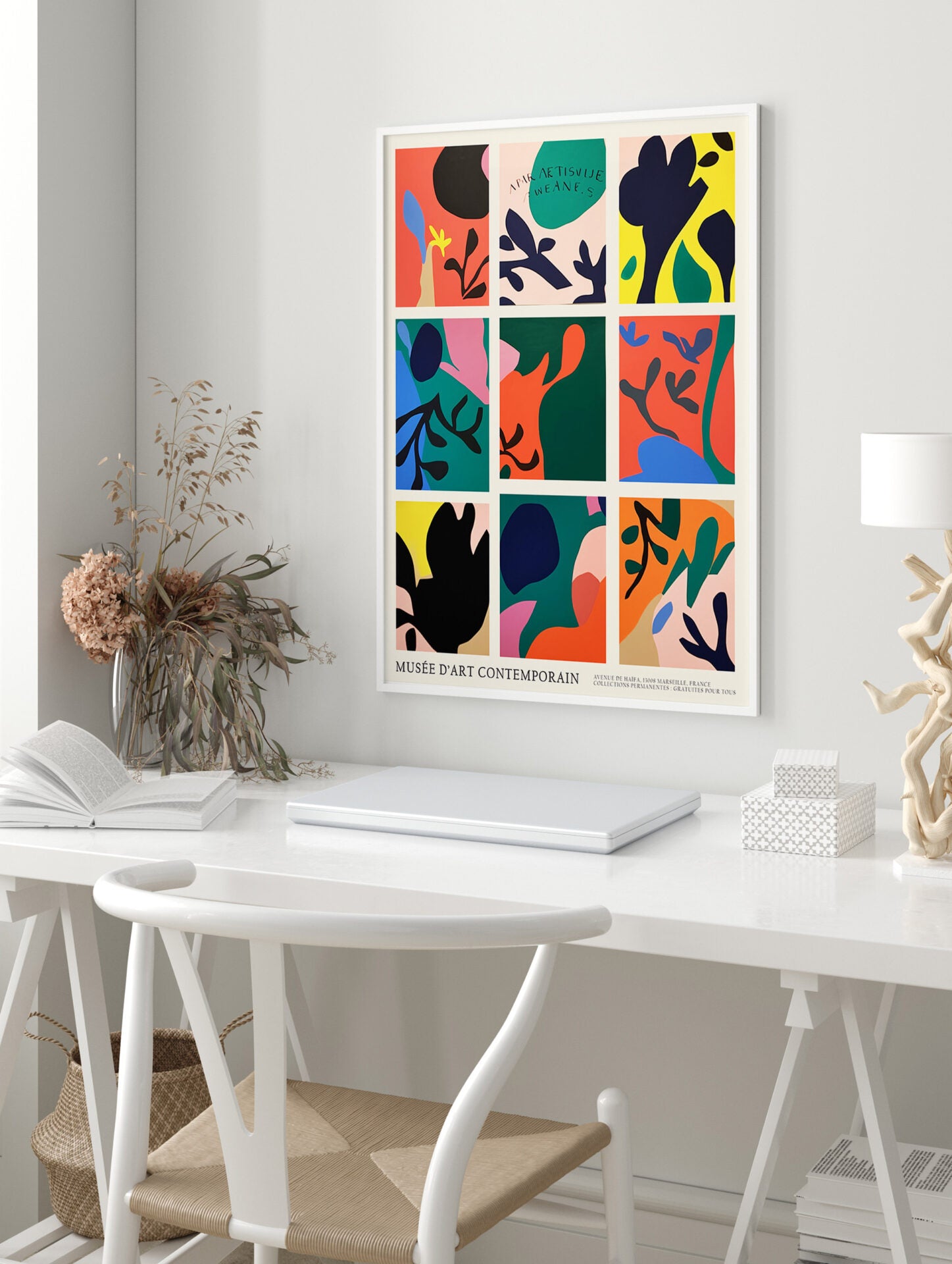 Abstract Art Poster, Colourful Abstract Print