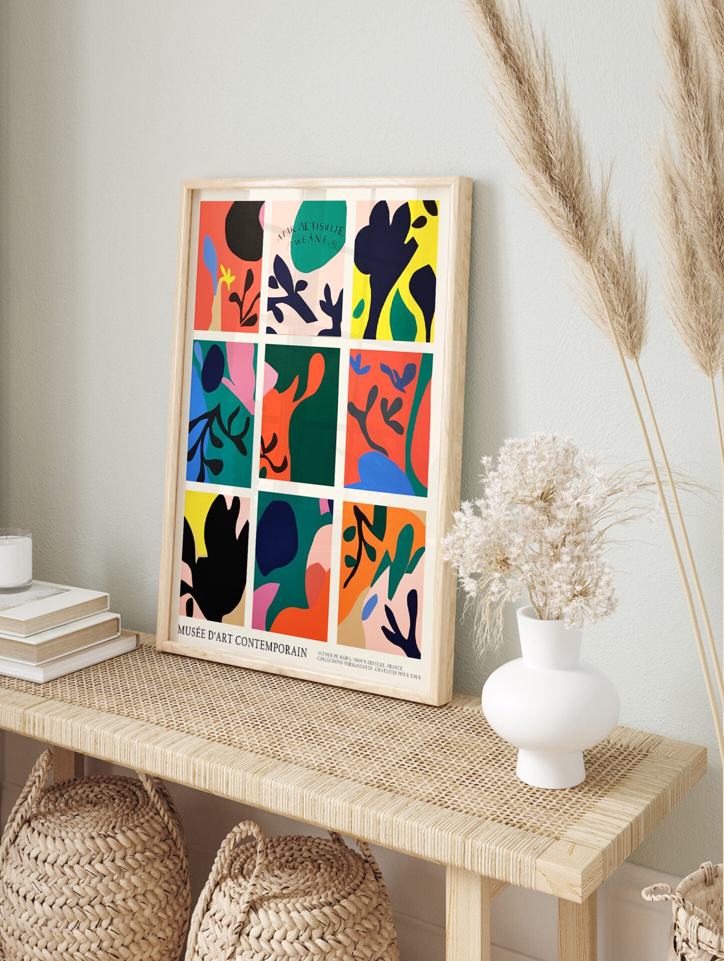 Abstract Art Poster, Colourful Abstract Print