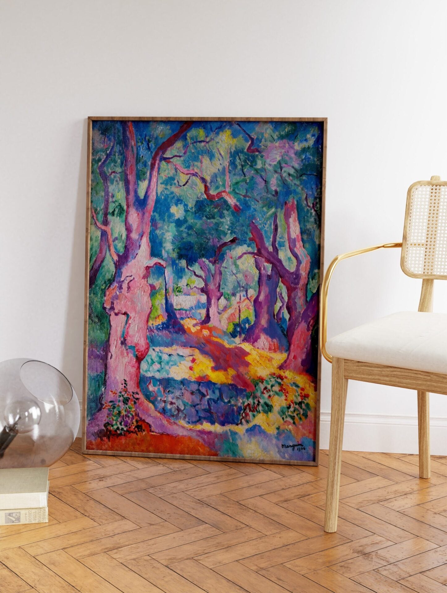 Olive Trees In Cavaliere Poster by Henri Manguin, Henri Manguin Print