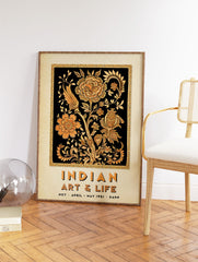 Indian Botanical Poster, Traditional Indian Print