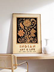 Indian Botanical Poster, Traditional Indian Print