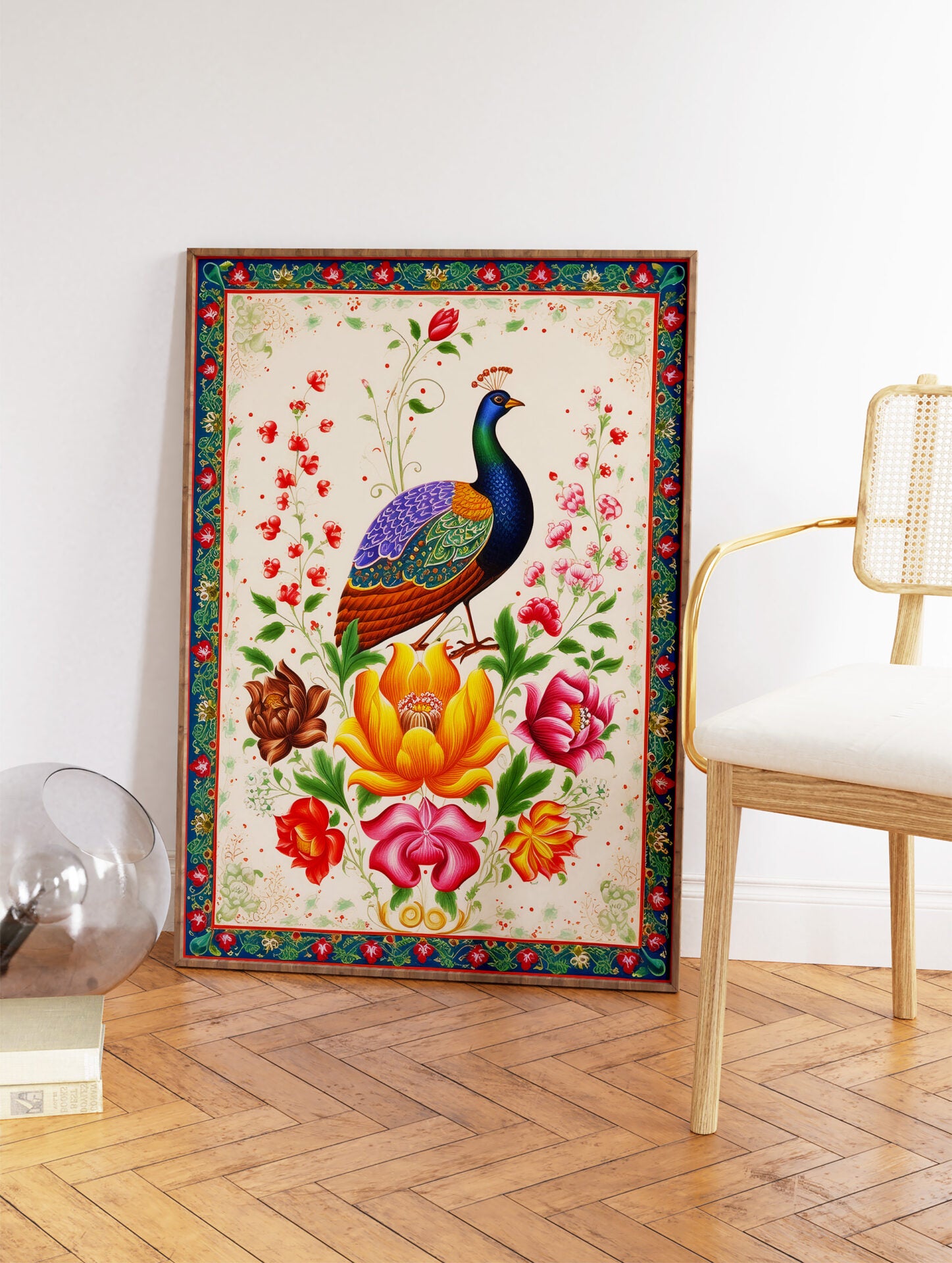 Indian Bird Poster, Indian Print