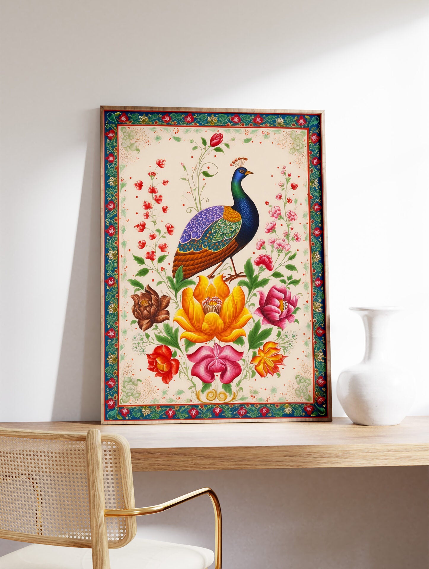 Indian Bird Poster, Indian Print