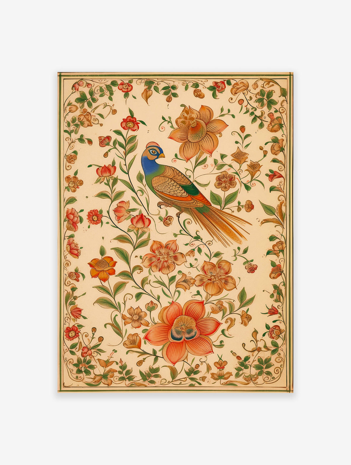 Indian Bird Poster, Indian Print