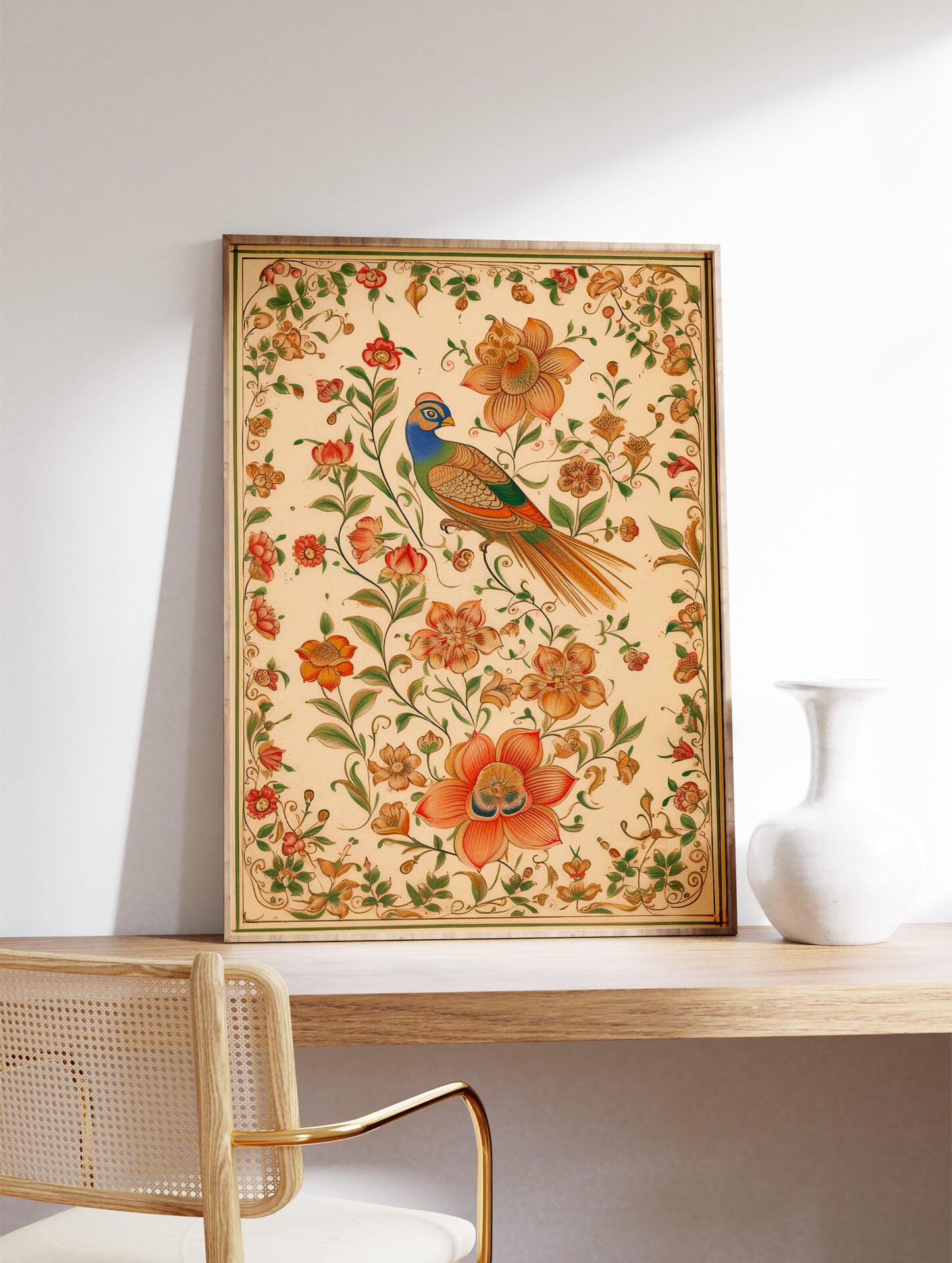 Indian Bird Poster, Indian Print