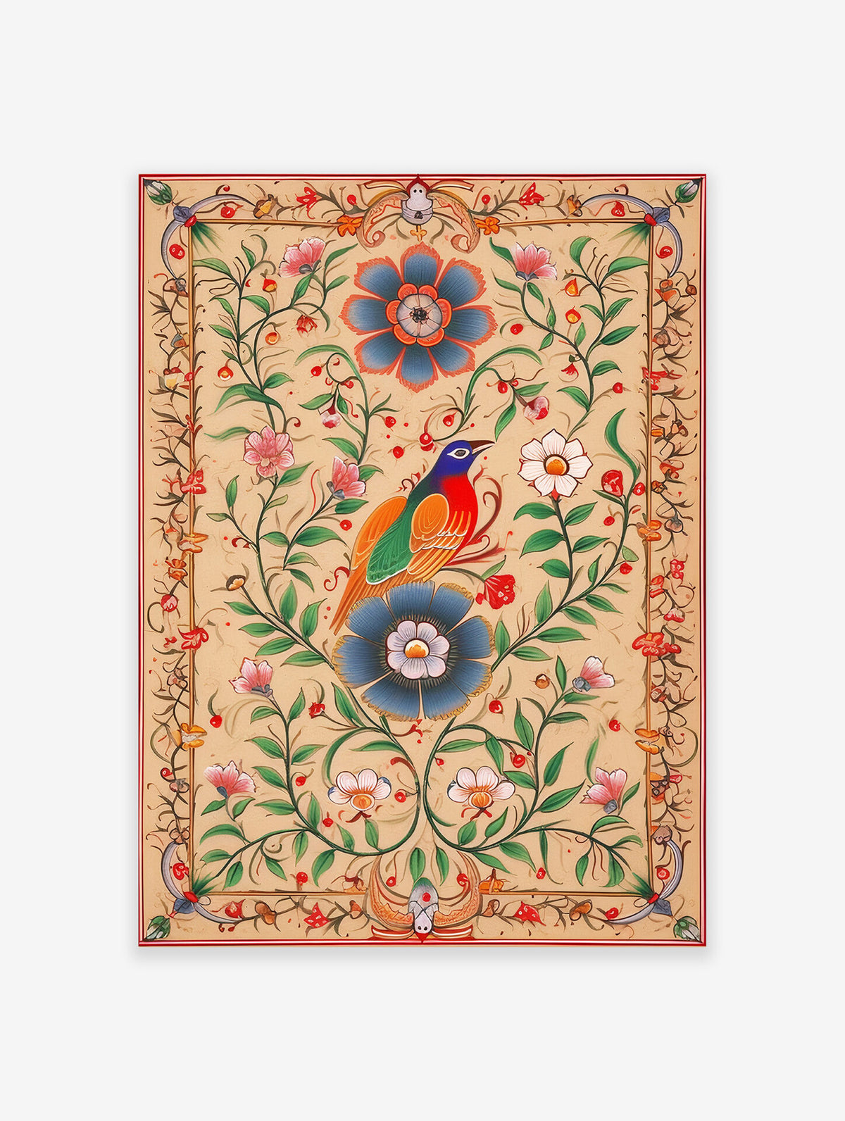 Indian Bird Poster, Indian Print