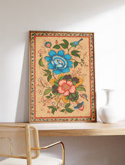 Indian Flower Poster, Indian Print