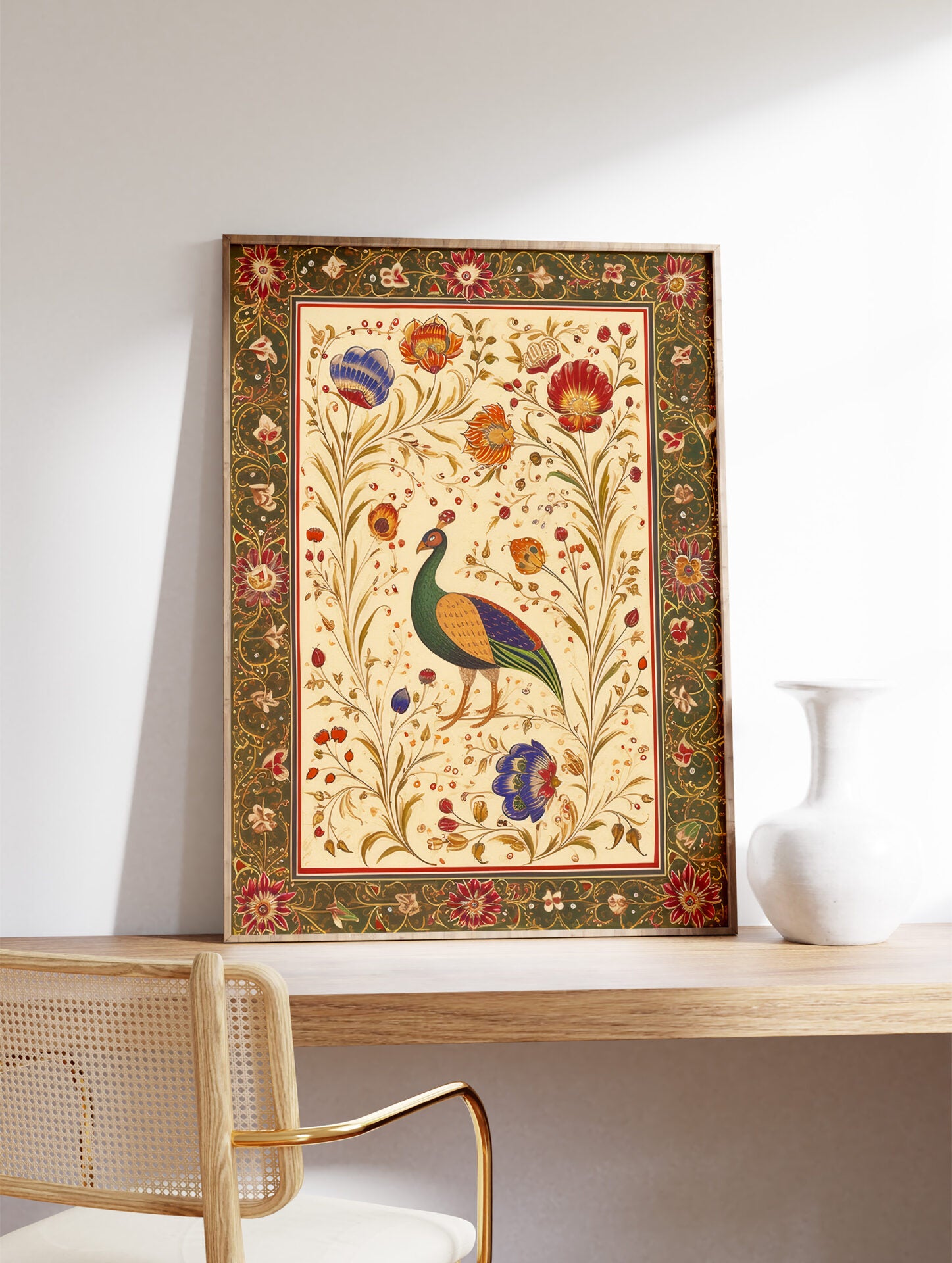 Indian Bird Poster, Indian Print