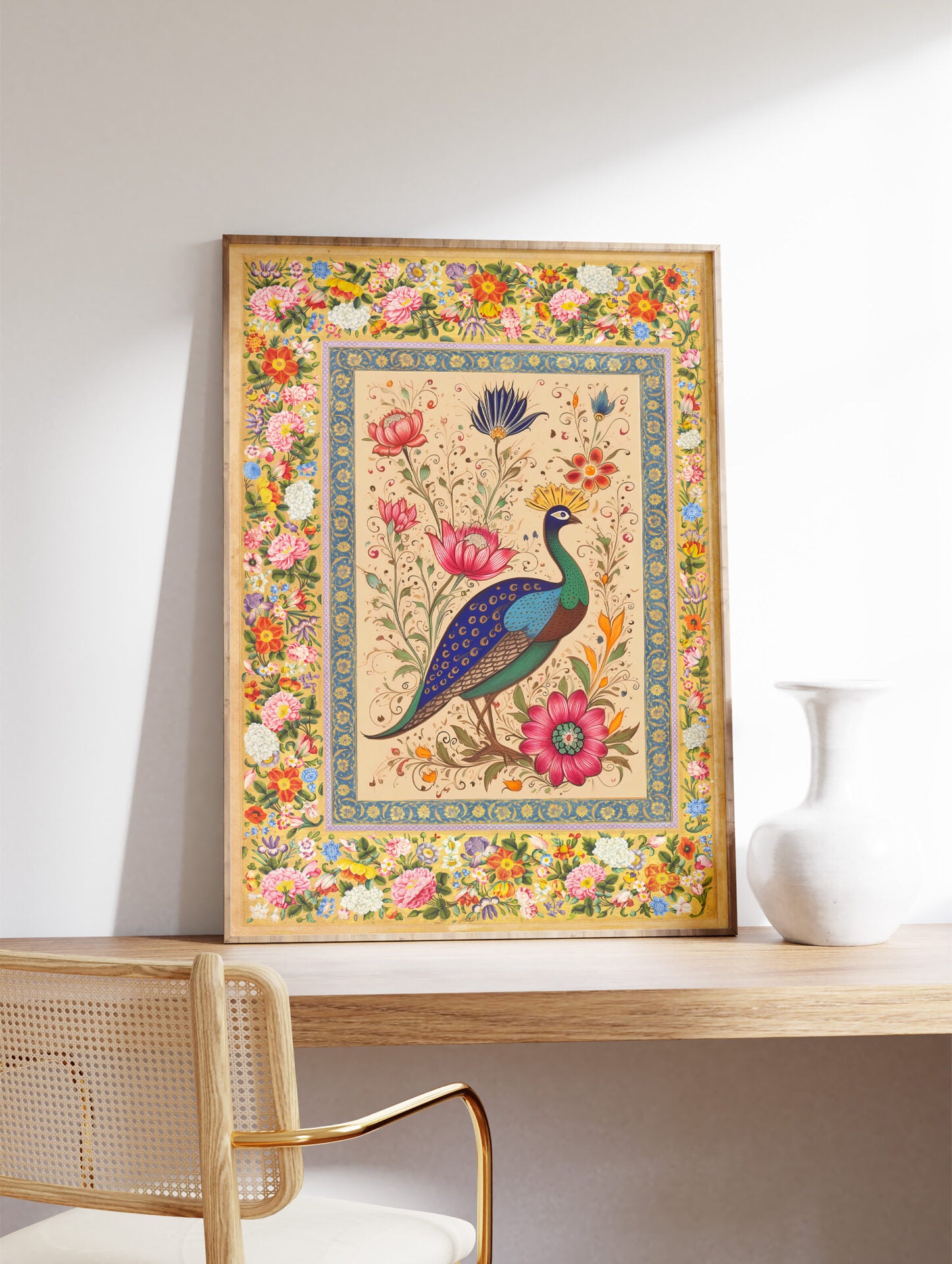 Indian Bird Print, Indian Print