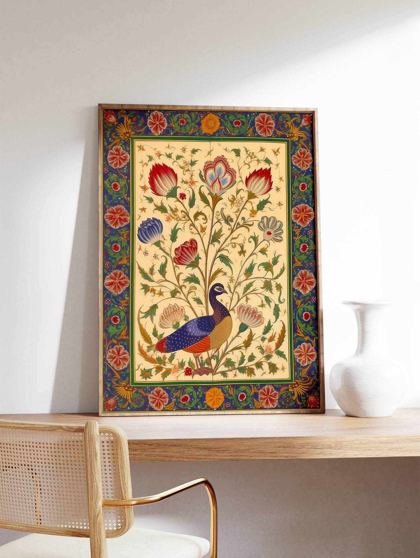 Indian Bird Poster, Indian Print