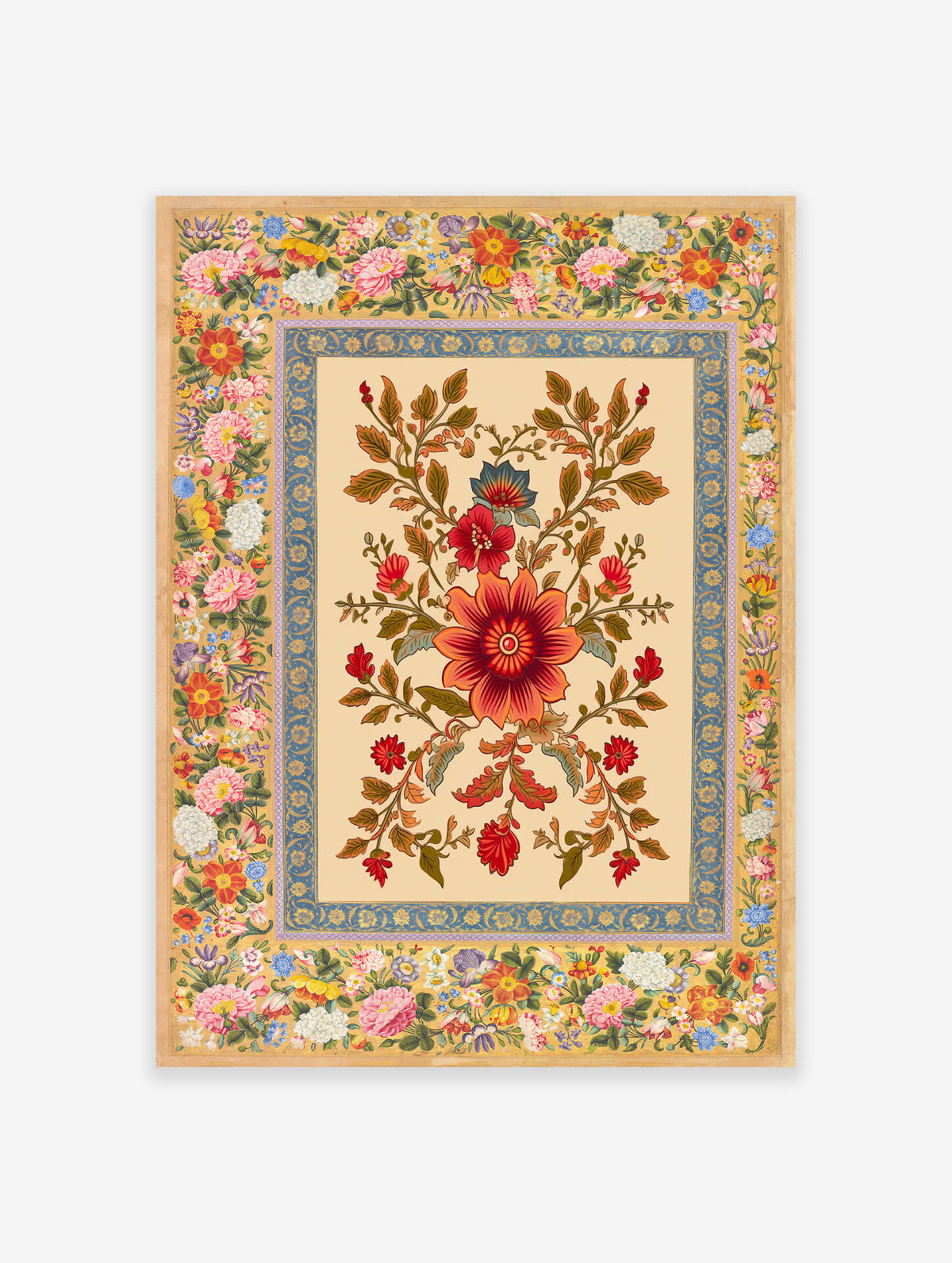 Indian Botanical Poster, Indian Floral Print