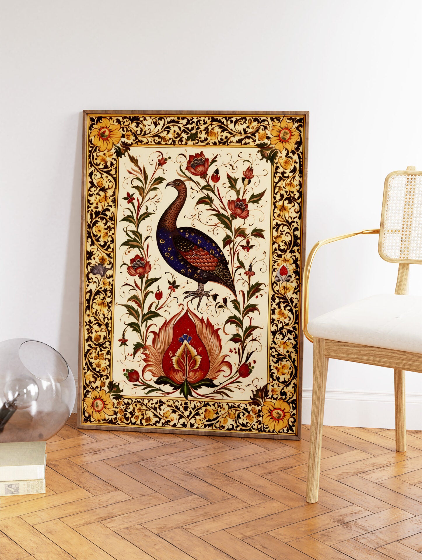 Indian Bird Poster, Indian Print