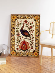 Indian Bird Poster, Indian Print