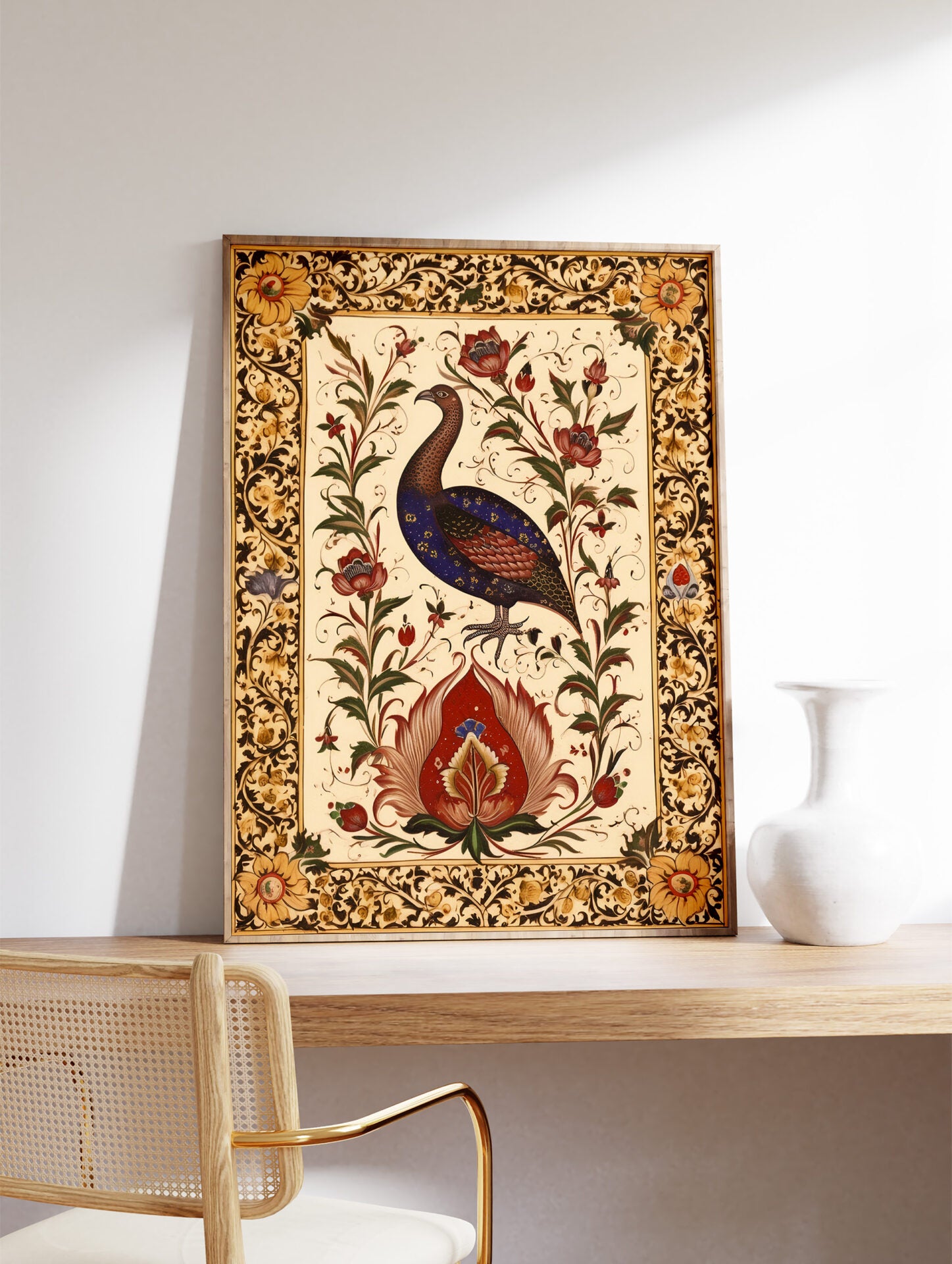 Indian Bird Poster, Indian Print