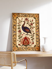 Indian Bird Poster, Indian Print