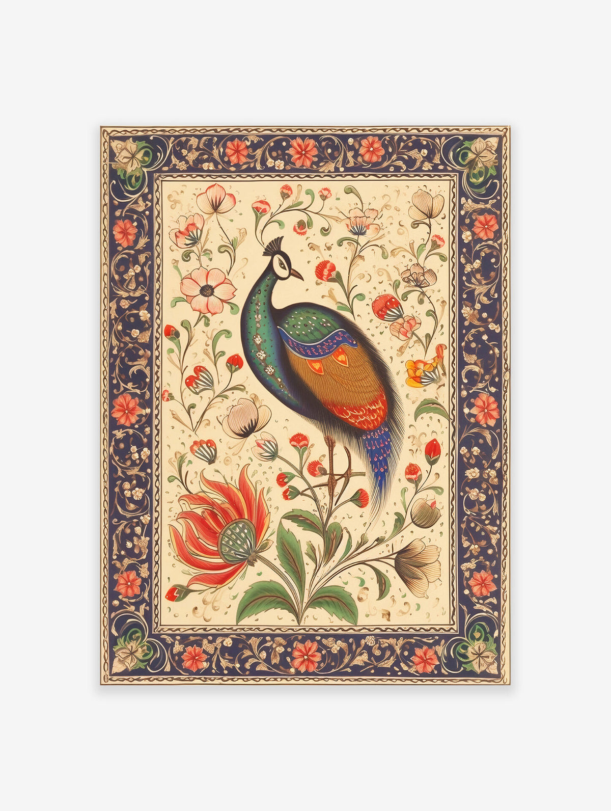 Indian Bird Poster, Indian Print