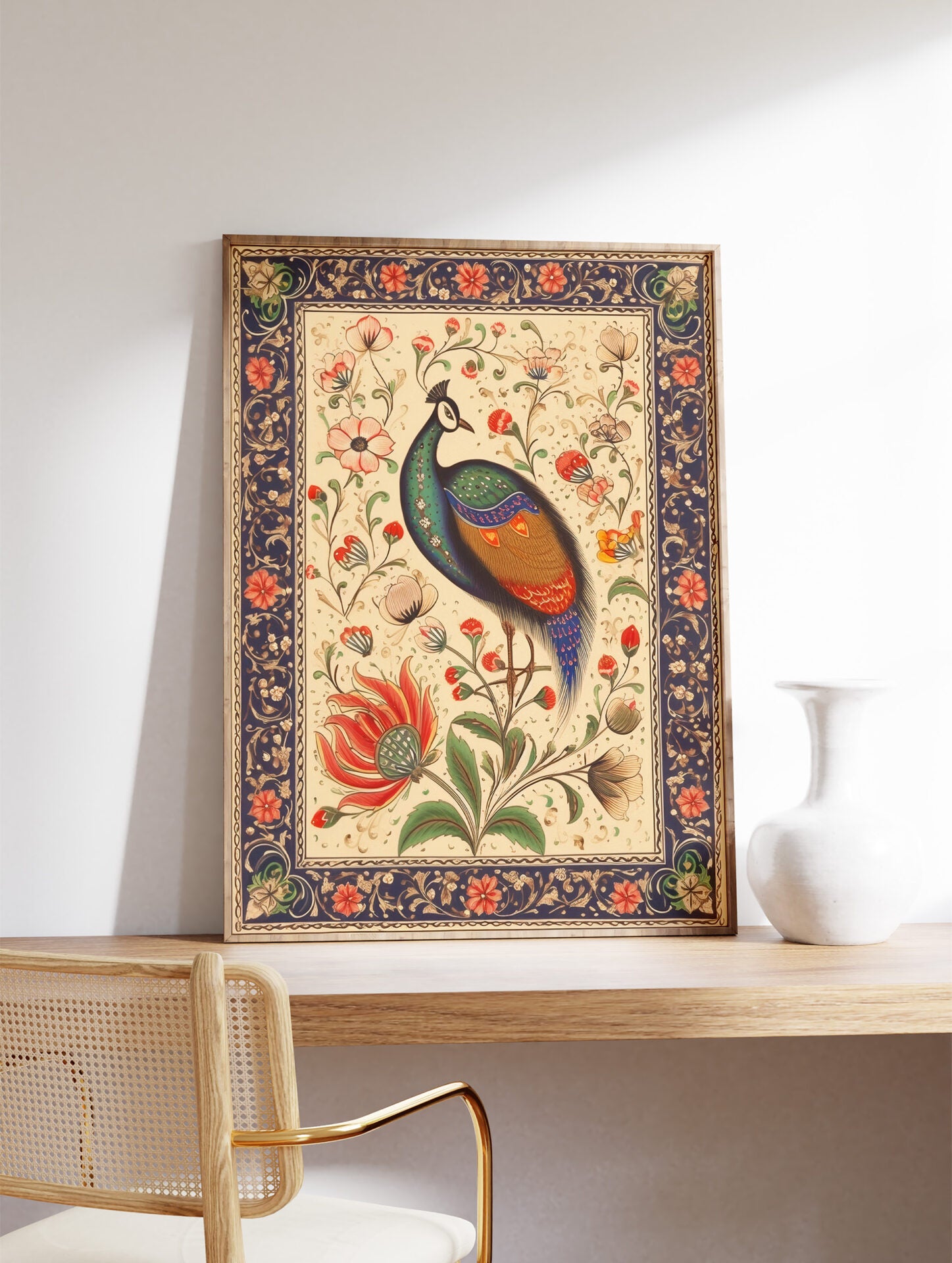 Indian Bird Poster, Indian Print