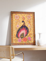 Indian Bird Poster, Indian Print