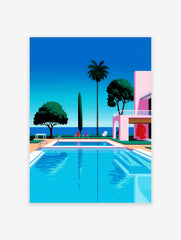 Swimming Pool Poster, Pool Print