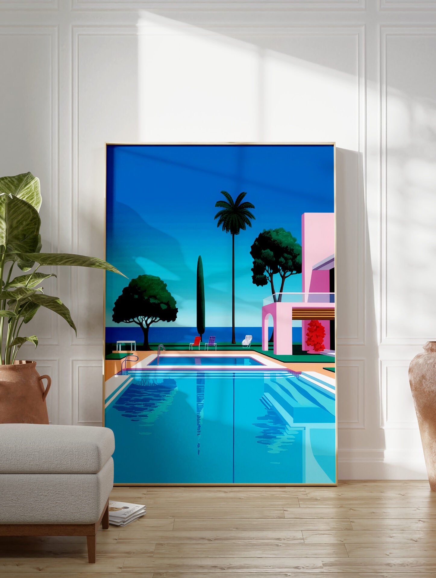 Swimming Pool Poster, Pool Print