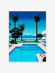 Swimming Pool Poster, Pool Print