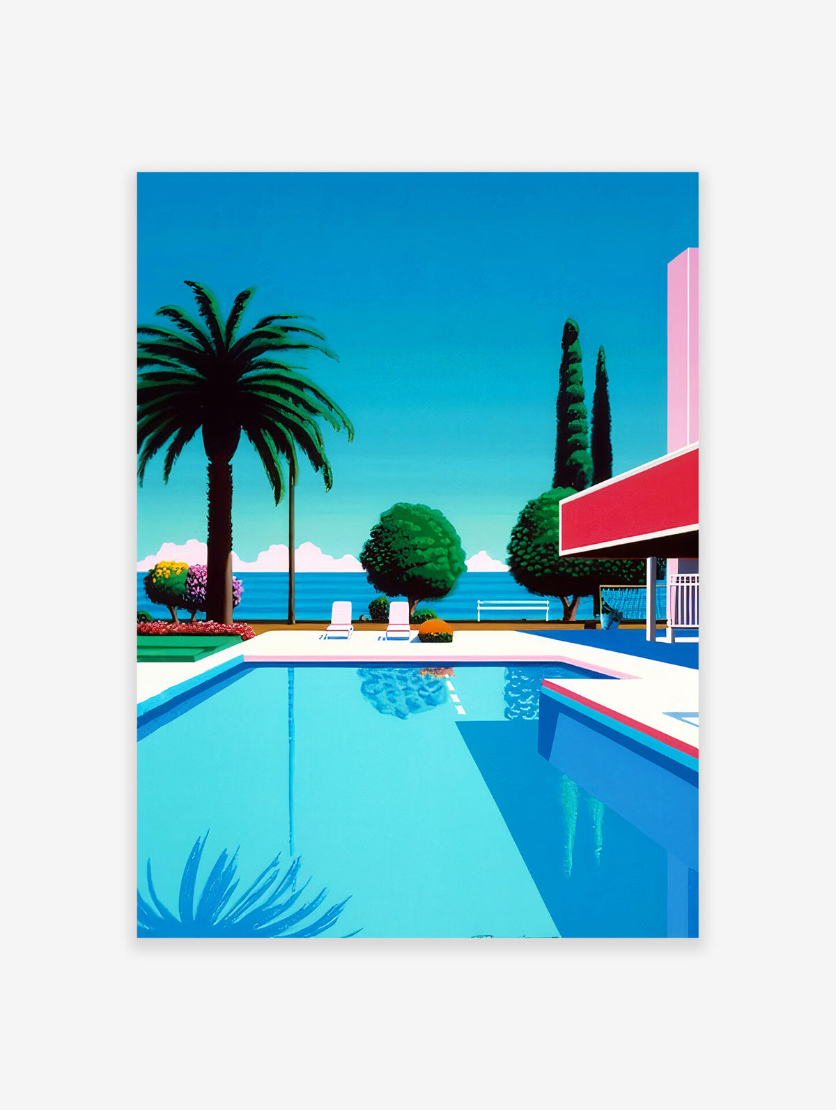 Swimming Pool Poster, Pool Print