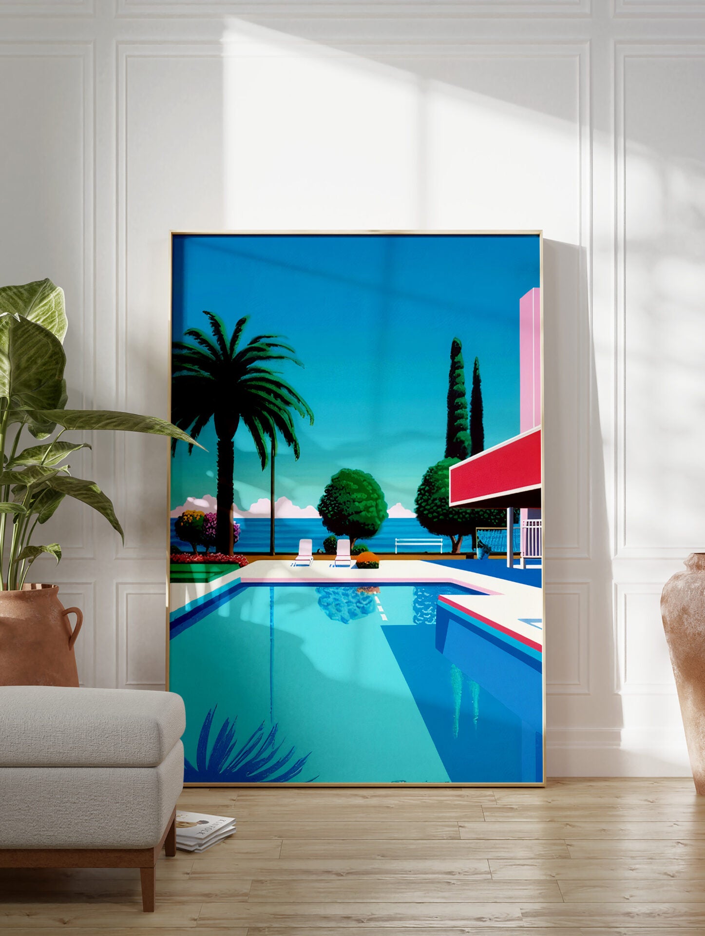 Swimming Pool Poster, Pool Print