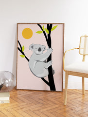 Koala Bear Poster, Koala Print