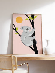 Koala Bear Poster, Koala Print