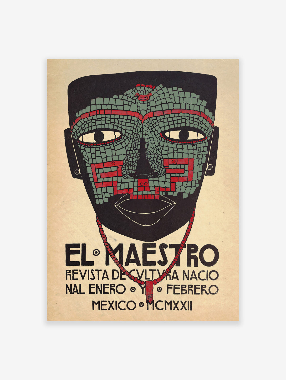 El Maestro Poster, Mexican Print