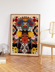 Mexican Floral Poster, Mexican Print