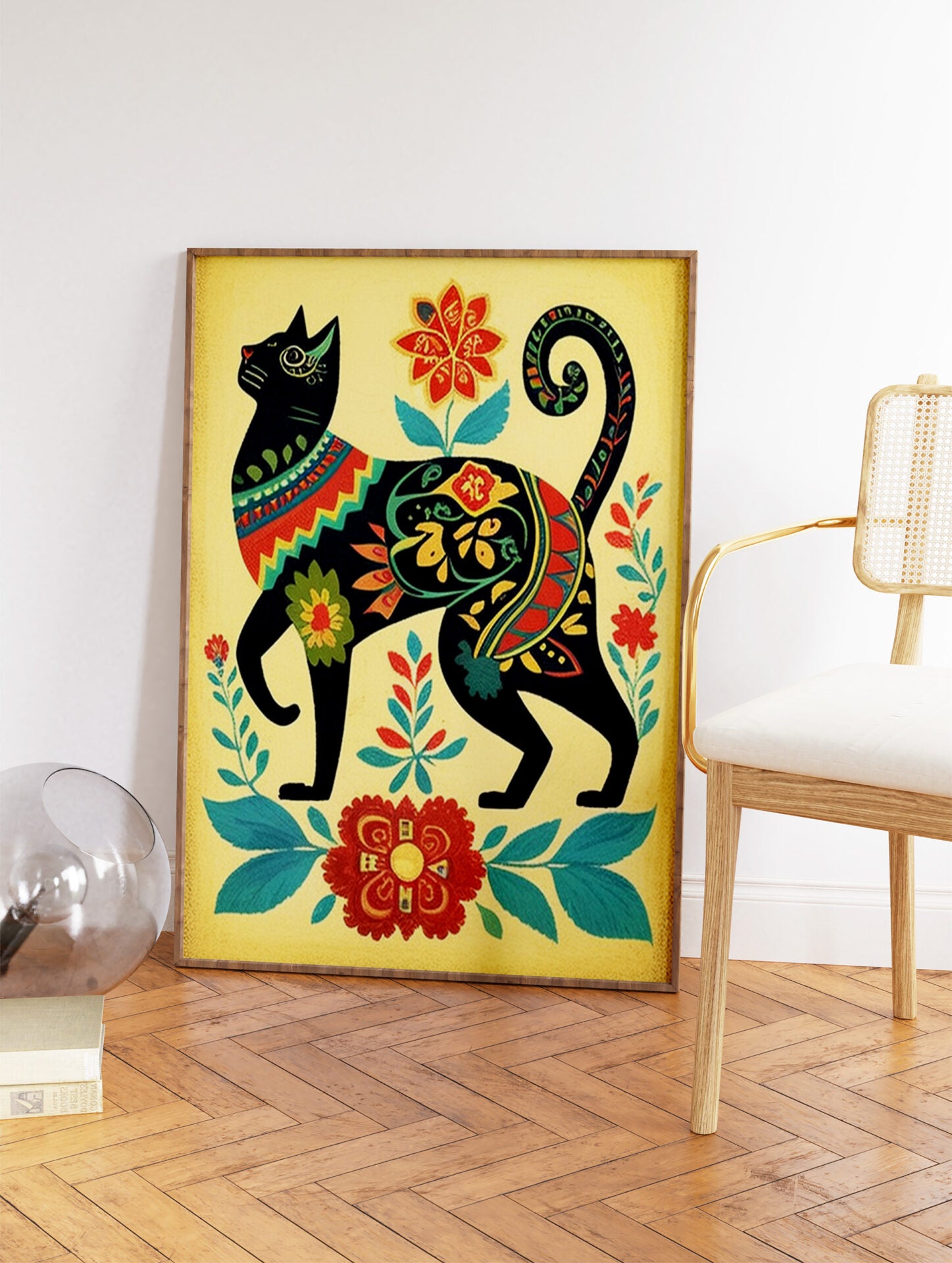 Mexican Cat Poster, Mexican Print