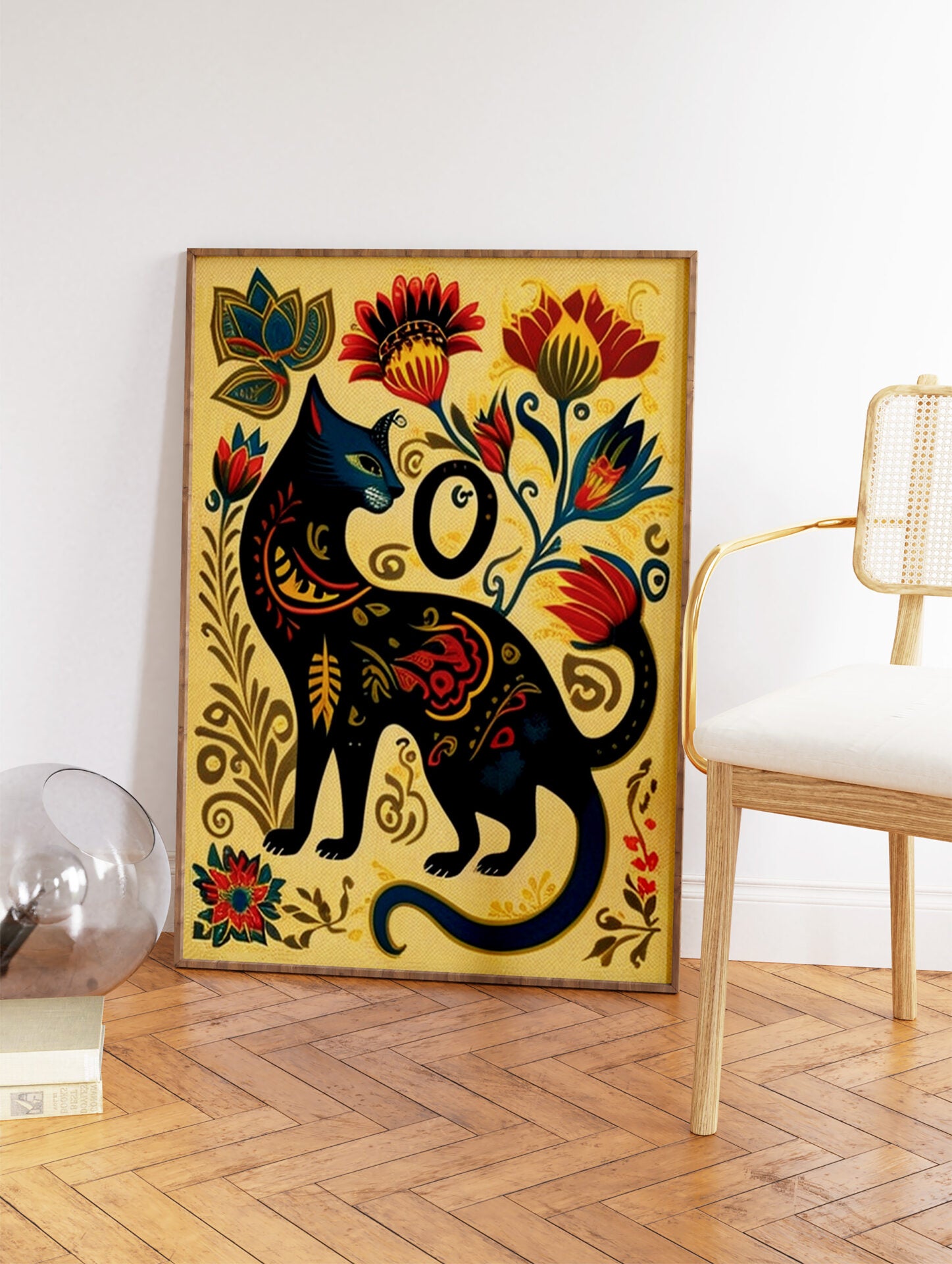 Mexican Cat Poster, Mexican Print