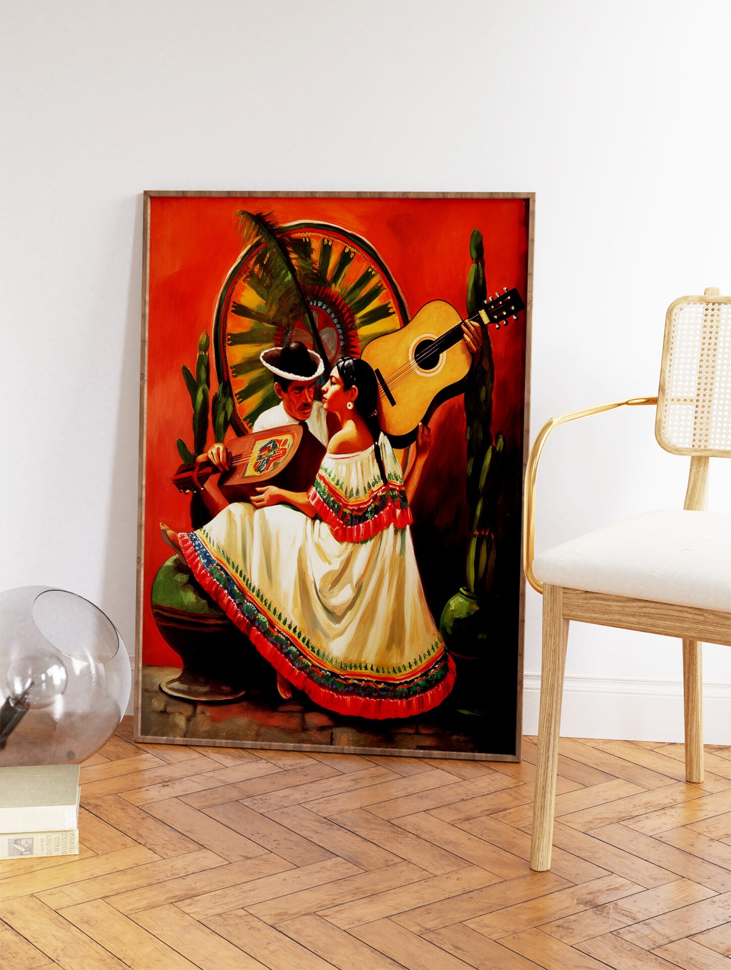 Mexican Fiesta Poster, Mexican Interior Print