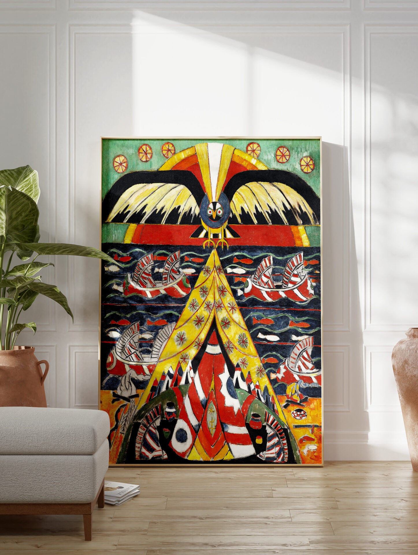 Indian Fantasy by Marsden Hartley, German Eagle Print