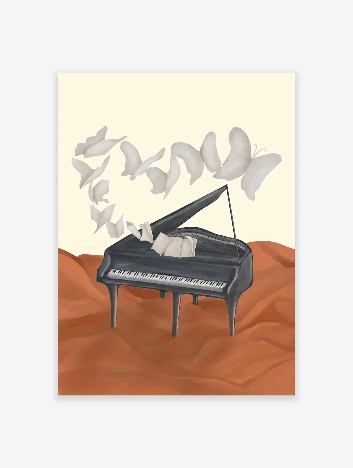 Piano Poster, Piano Print