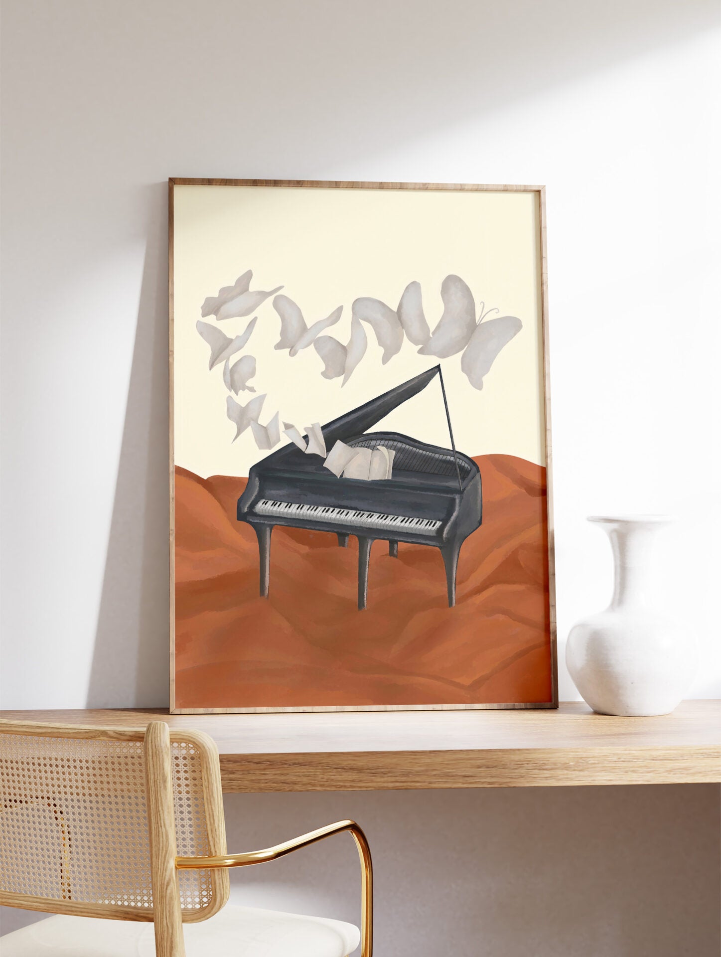 Piano Poster, Piano Print