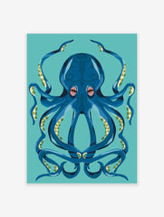 Octopus Poster, Octopus Print