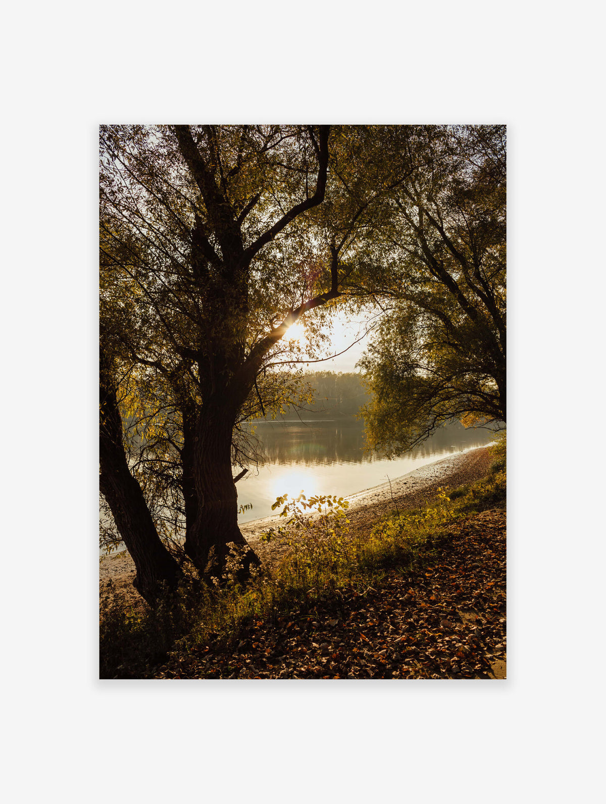 Lake Poster, Photographic Lake Print